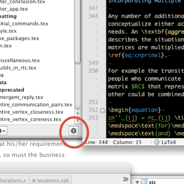 The Textmate Info Box